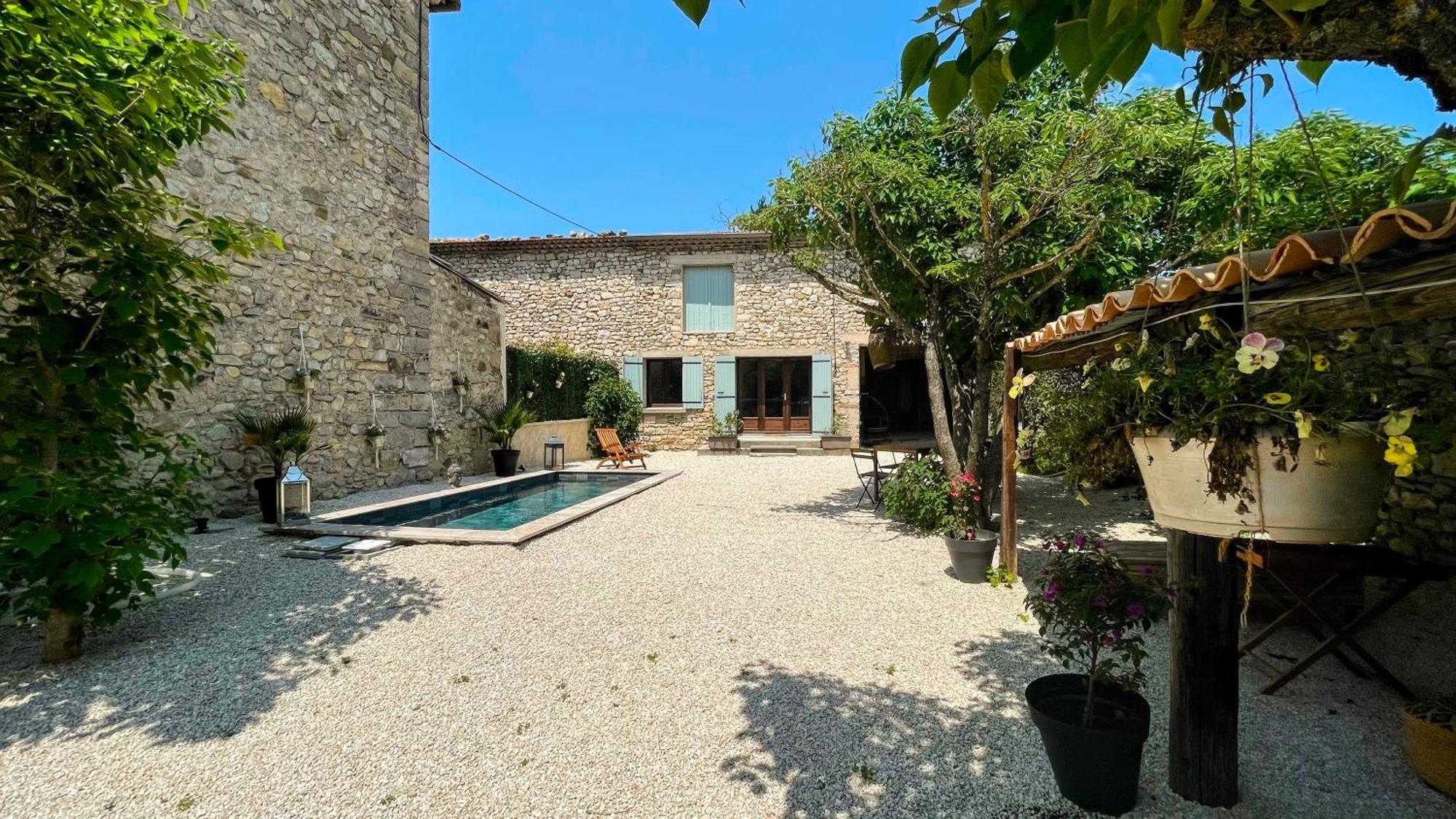 Le Mazet Sainte-Jalle, Piscine Chauffee, Jardin Clos, Barbecue En Baronnies Provencales Экстерьер фото