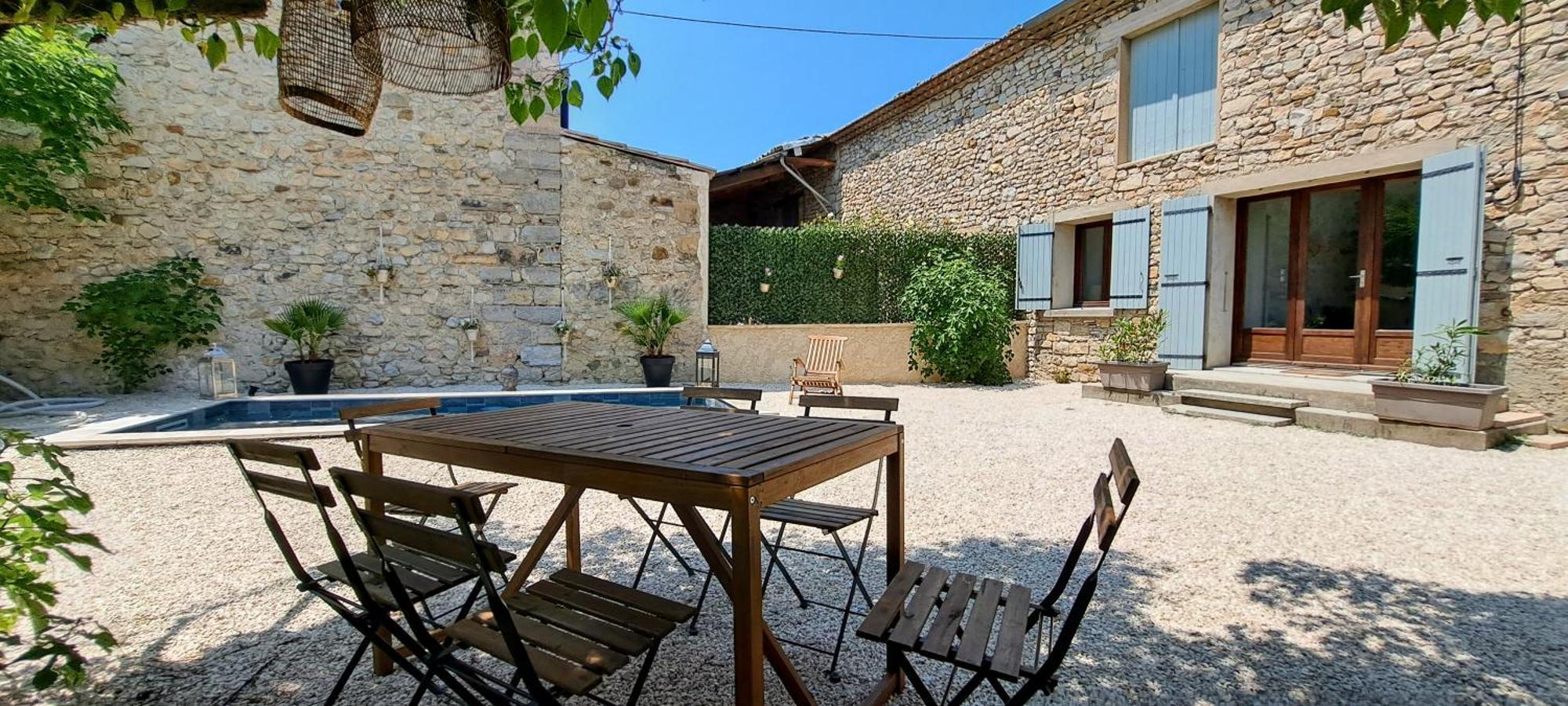 Le Mazet Sainte-Jalle, Piscine Chauffee, Jardin Clos, Barbecue En Baronnies Provencales Экстерьер фото